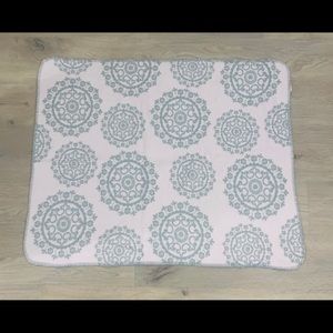 NEW| Pottery Barn Kids, Pink & Gray Baby Blanket